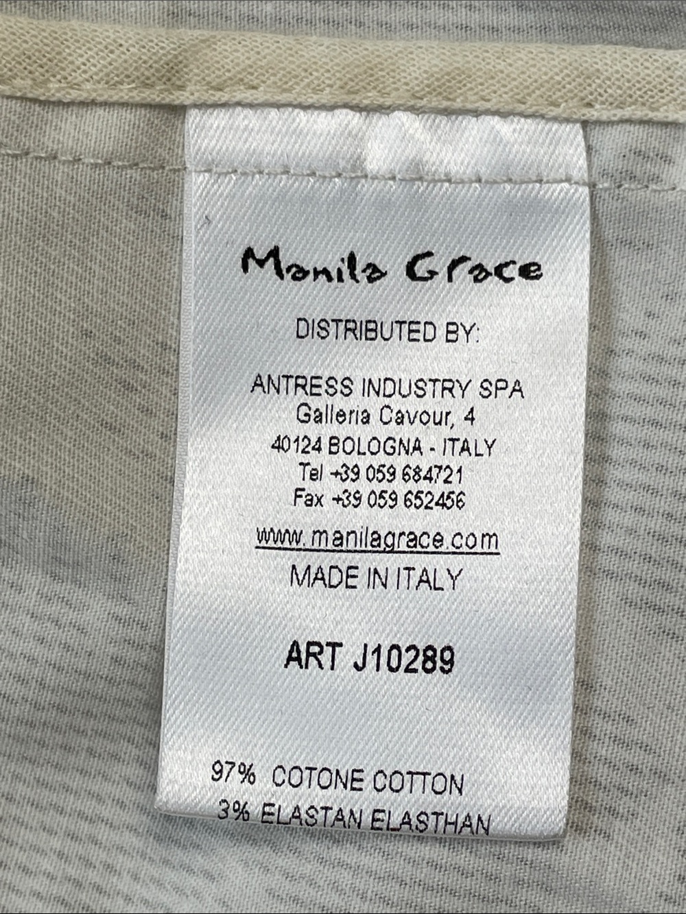 Manila Grace Double Breasted Palm Print Blazer Jacket Tropical Sz 44 - Picture 8 of 14